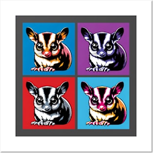 Pop Sugar Glider Art - Cute Sugar Glider Posters and Art